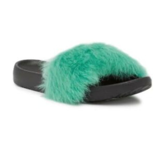 NWT UGG Royale Slides - Emerald Green - Picture 2 of 4